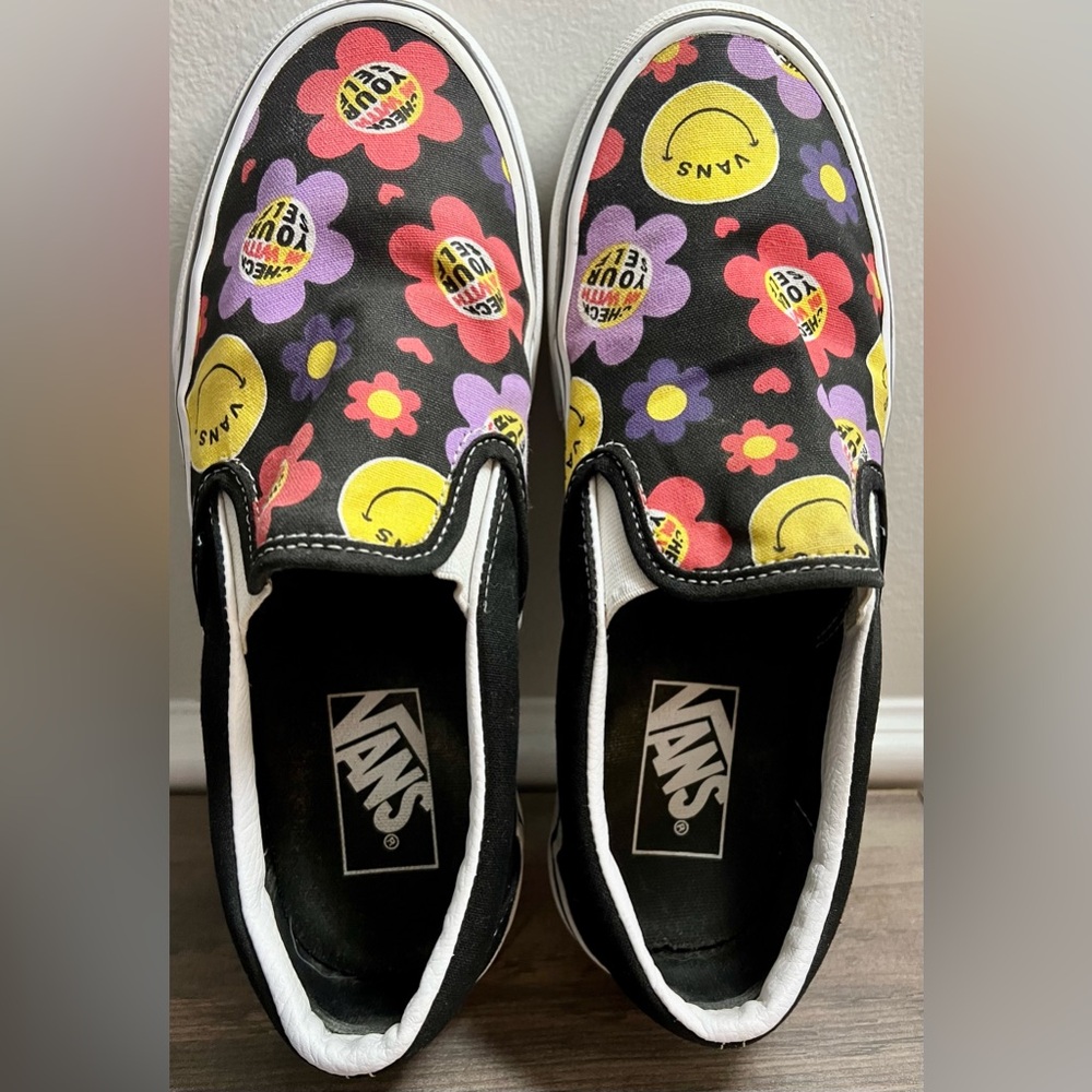 Vans You’re Awesome Slip Ons Women’s 7.5 Men’s 6 EUC